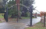 Large set of ornate gates and fencing
